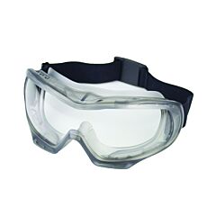 Sellstrom S82000 Safety Goggles, Indirect Vent, Anti-Fog Lens, Adjustable Fr Strap, Smoke Body, Clear Tint