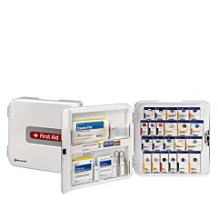 First Aid Only 91093 Smartcompliance Complete Cabinet Without Meds, Plastic, Ansi 2021 Class A+