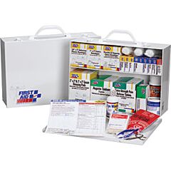 First Aid Only 245-O/Fao 2 Shelf Industrial Station, 516 Piece, Metal Cabinet, Osha Compliant