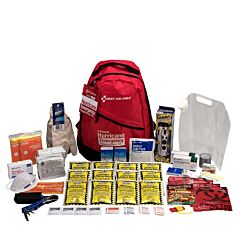 First Aid Only 91055 Emergency Preparedness Backpack Hurricane 2-Person, Osha Compliant