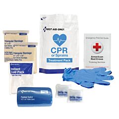 First Aid Only 91165 Cpr & Sprains Treatment Pack, Osha Compliant