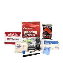 First Aid Only 91134 Bleeding Control Essential Kit - Limb Torso, Plastic Bag