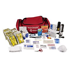 First Aid Only 91050 Emergency Preparedness Backpack Red Cross Starter