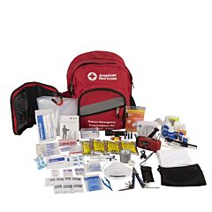 First Aid Only 91052 Emergency Preparedness Backpack Red Cross Deluxe