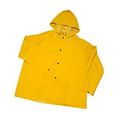 West Chester 4036/5Xl 35Mm Pvc/Poly Rain Jacket, Yellow, Size 5X-Large