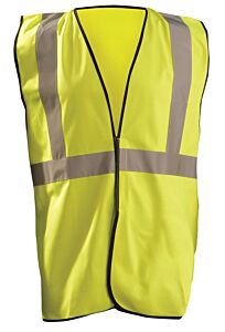 Occunomix Eco-G Value Vest W/Hook & Loop, Polyester Tricot, Class 2