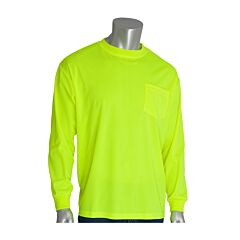 Pip 310-1100 Non-Ansi Long Sleeve T-Shirt, Hi-Viz