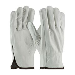 Pip 68-160/L Industry Grade Top Grain Cowhide Leather Drivers Gloves, Keystone Thumb, Size Large
