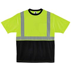 Ergodyne Glowear 8289Bk Class 2 Hi-Vis T-Shirt Black Bottom