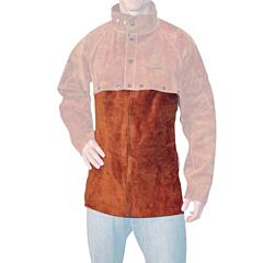 Tillman 3820 20" Dark Brown Premium Side Split Cowhide Leather Bib