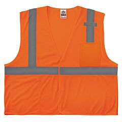 Ergodyne Glowear 8210Hl Class 2 Economy Mesh Safety Vest - Hook & Loop