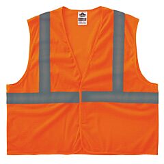 Ergodyne Glowear 8205Hl Class 2 Super Economy Mesh Safety Vest - Hook & Loop