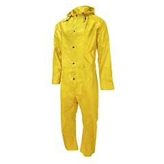 Neese 35001-50-1-Yel-Xl Coverall With Attached Hood, Snap Front Closure, Raglan Shoulder Design Safety Yellow, Size X-Large