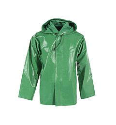 Neese 96001-00-1-Grn-Xl Snap Front Closure With Storm Flap, Attached Hood With Drawstring Closure, Batwing Sleeve Design Green, Size X-Large