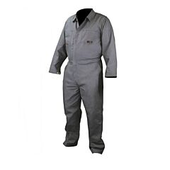 Radians Frca-002G-2X Fr Coveralls 100% Cotton 7 Oz, Arc Rating 8.1, Cat 2, Nfpa 70E, Nfpa 2112 Gray, Size 2X-Large
