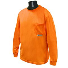 Radians St21-Npos-3X Shirt Max-Dri Moisture Wicking T-Shirt, No Reflective Tape, Chest Pocket, Size 3X-Large