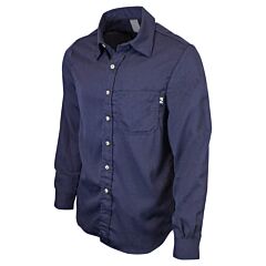 Neese Vdh5Vshnvy-M Shirt Nfpa 2112 / Ul Dual Certified Fr, 5.5 Oz Dh Material, Lightweight And Breathable, Button Front, Modacrylic Mesh Vented Back Navy, Size Medium