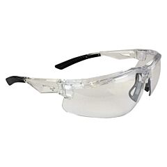 Radians Txm1-13Id Safety Glasses Iquity Anti-Fog Technology, Cyclonic Venting, Self-Adjusting Nose Pads, Floating Nose Loop, Crystal Clear Frame, Clear Iquity Anti-Fog Lens