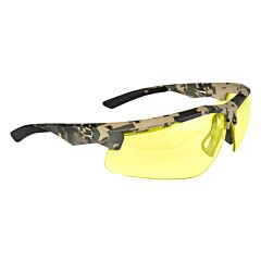 Radians Txm4-41Id Safety Glasses Cyclonic Venting, Self-Adjusting Nose Pads, Floating Nose Loop, Digital Camo Frame, Amber Anti-Fog Lens