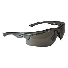 Radians Txm6-20Id Safety Glasses Cyclonic Venting, Self-Adjusting Nose Pads, Floating Nose Loop, Gun Metal Frame, Smoke Lens