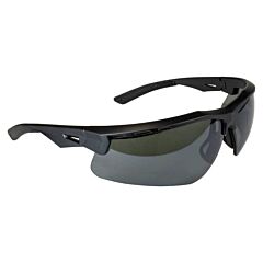 Radians Txm7-2Pid Safety Glasses Cyclonic Venting, Self-Adjusting Nose Pads, Floating Nose Loop, Black Metal Frame, Polarized Smoke Lens