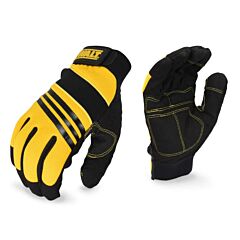 Dewalt Dpg201M All Purpose Synthetic Leather Gloves, Padded Palm, Padded Knuckle, Size Medium