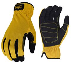 Dewalt Dpg222Xl Hi-Dex Nubuck Palm, Reinforced Fingers And Palm, Rapidfit Slip-On Cuff, Size X-Large