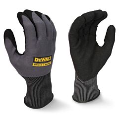 Dewalt Dpg72Tl Coated Gloves Nylon Shell, Double Dipped, Water And Oil Resistant, Size Large
