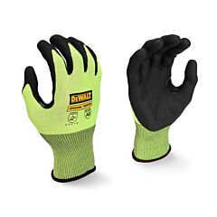 Dewalt Dpg833Txl Cut Resistant Coated Gloves, Breathable Water Resistant Coating, Ansi Cut Level 2, Size X-Large