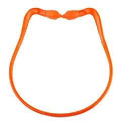 Radians Rb2100 Nrr 25, Pronged Shape, Polyurethane Foam, Reusable, Made In Usa Orange Band / Orange Pods