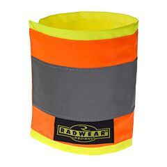 Radians Sa011X-No-Univ 20" Long Hi-Viz Safety Leg Band, 2" Silver Reflective Tape, Universal Fit Adjustable Legband W/ Velcro Closure, Orange