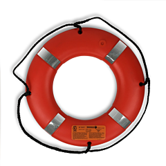 Datrex Dx024Rd 24" Life Ring, Orange With Tape Uscg/Tc