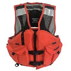 Datrex Dx2300Loj Maxflow Work Zone Mesh Life Vest, Uscg/Tc Approved 70N, Size Large