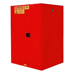 Durham 1060M-17 Fm Approved, Flammable Storage Cabinet, 60 Gallon, 2 Doors, Manual Close, 2 Shelves, Red