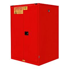 Durham 1060S-17 Fm Approved, Flammable Storage Cabinet, 60 Gallon, 2 Doors, Self Close, 2 Shelves, Red