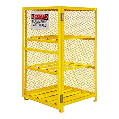 Durham Egcc6-Sc-50 Horizontal Gas Cylinder Cabinet, 6 Cylinders