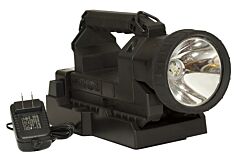 Brightstar 07611 Gen Ii Lighthawk Led 4-Cell W/ Charger Base & 120V Ac Plug, Black