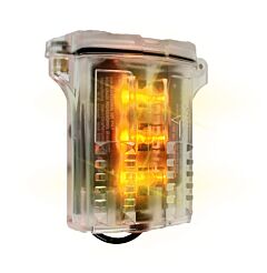 Brightstar 71020A Freakin' Beacon Flasher W/ Plastic Solid Clip, Div1, Amber