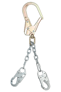 Falltech 8252 23" Rebar Positioning Assembly; Gr 43 Chain With Swivel Rebar Hook