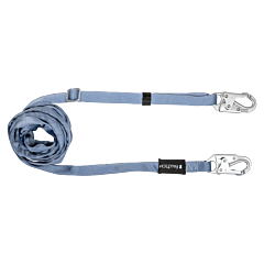 Falltech 820920 Adjustable Restraint Lanyard; Web, 11' To 20' With Snap Hooks