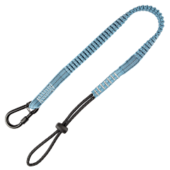 Falltech 5029B10 Tool Tether, 15 Lbs, Choke-On Cinch-Loop With Steel Carabiner, 36", 10/Pk