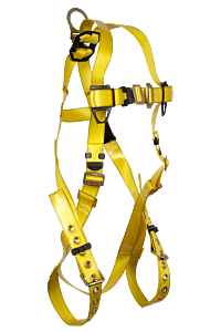 Falltech 7016Xlpc Contractor Full Body Harness Coated Web 1D Standard Non-Belted X-Large Tb Legs Mb Chest