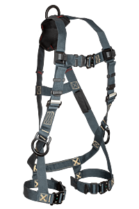 Falltech 70403Dsm Ft-Weld Full Body Harness 3D Standard Non-Belted, Dual Size Small/Medium, Qc Legs And Chest