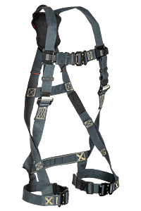 Falltech 7040Xs Ft-Weld Full Body Harness 1D Standard Non-Belted, X-Small, Qc Legs And Chest