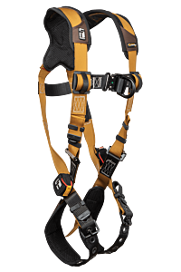 Falltech 7080Bfd2X Comfortech Gel, Climbing Non-Belted Full Body Harness 2X-Large Alum 1D+Fd Tb Legs/Qc Chest, With Suspension Trauma