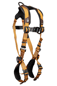 Falltech 7082Bfd2X Comfortech Gel Climbing Non-Belted Full Body Harness 2X-Large Alum Qc Legs/Qc Chest + Fd, With Suspension Trauma