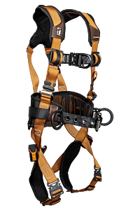 Falltech 7083Bfdxs Comfortech Gel Construction Climbing Full Body Harness X-Small Alum 3D+Fd Qc Legs/Qc Chest, With Suspension Trauma