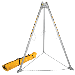 Falltech 7276T Confined Space Tripod 5' - 8' Adjustable W/Storage Bag, Technora Rope