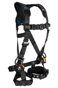 Falltech 81293Ds Ft-One Fit Full Body Harness 3D Standard Non-Belted, Small, Tb Legs/Qc Chest