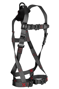 Falltech 8141Sm Ft-Iron Full Body Harness 1D Standard Non-Belted, Dual Size Small/Medium, Qc Legs And Chest
